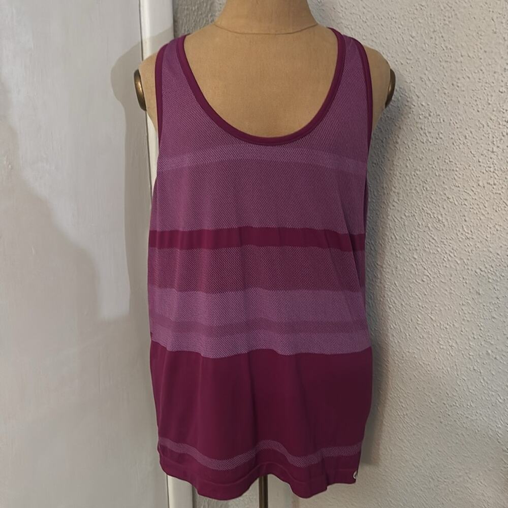 Champion Vapor Striped Running Tank XL Athleisure Athletic Sportswear Summer Gym